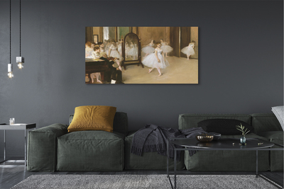 Pintura em tela A Lição de Dança - Edgar Degas