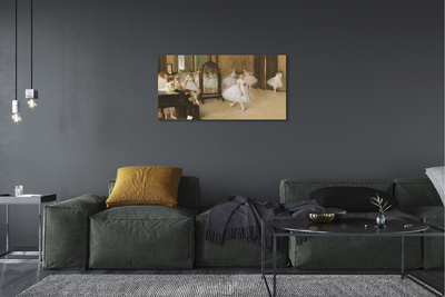 Pintura em tela A Lição de Dança - Edgar Degas