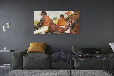 Quadro em tela Jóqueis - Edgar Degas