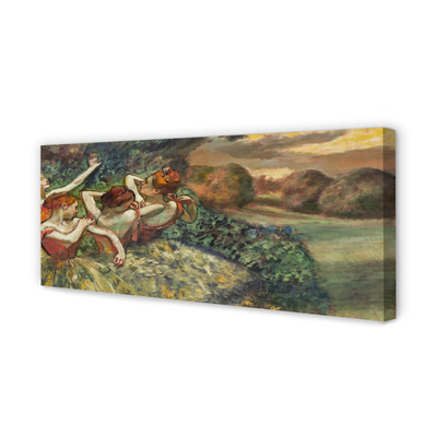 Quadro em tela Quatro Dançarinos - Edgar Degas