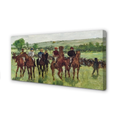 Quadro em tela Cavaleiros - Edgar Degas