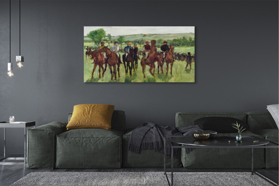 Quadro em tela Cavaleiros - Edgar Degas
