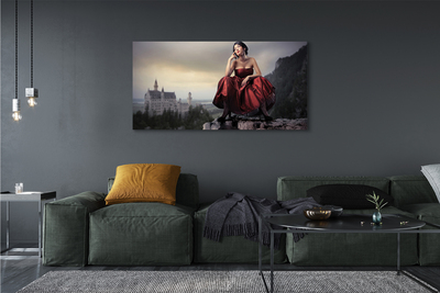 Pintura em tela Vestido de mulher