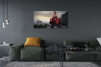 Pintura em tela Vestido de mulher