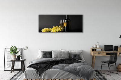 Quadro em tela Uma garrafa de vinho e frutas