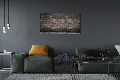 Pintura em tela Parede de tijolos vintage