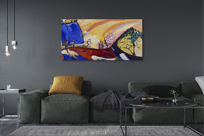 Quadro em tela Pintura com Troika - Wassily Kandinsky
