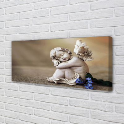 Pintura em tela Placas de flores de anjo adormecido