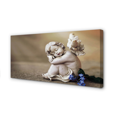 Pintura em tela Placas de flores de anjo adormecido