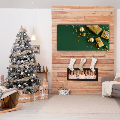 Quadro de parede em tela Presentes Decorações Férias de Inverno