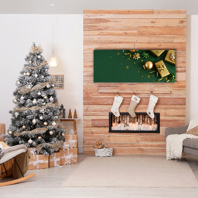 Quadro de parede em tela Presentes Decorações Férias de Inverno