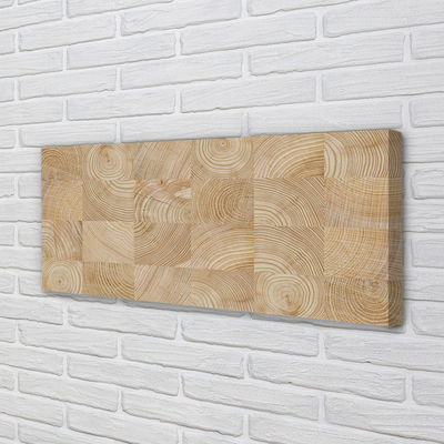 Quadro em tela Cubo de grãos de madeira