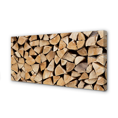 Pintura em tela Armazenamento de lenha