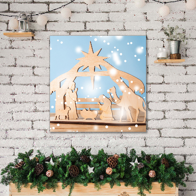 Quadro em tela Estábulo Sagrado do Inverno