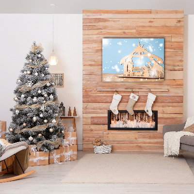 Quadro em tela Estábulo Sagrado do Inverno