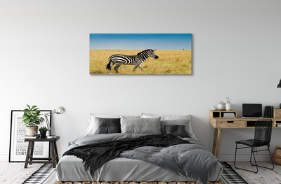 Pintura em tela Campo de zebras