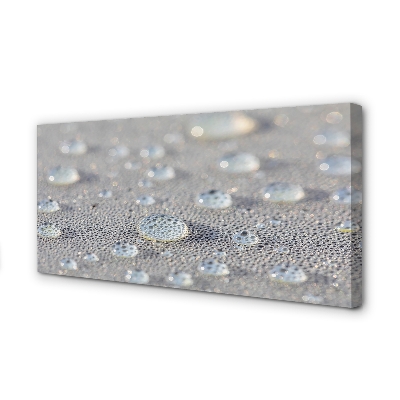 Quadro em tela Macro gotas solares