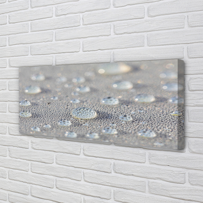 Quadro em tela Macro gotas solares