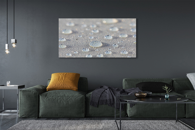 Quadro em tela Macro gotas solares