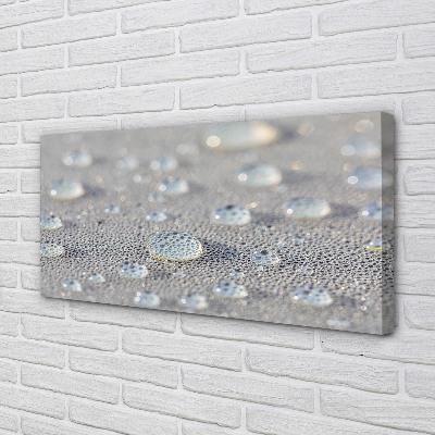 Quadro em tela Macro gotas solares