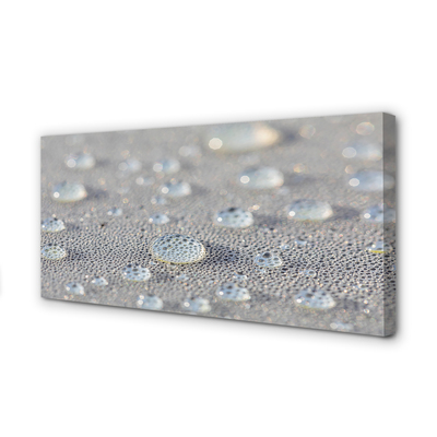 Quadro em tela Macro gotas solares