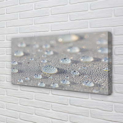 Quadro em tela Macro gotas solares