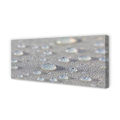 Quadro em tela Macro gotas solares