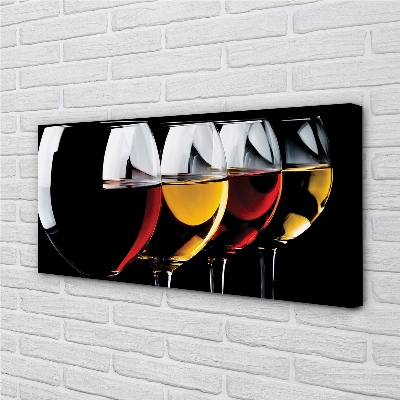 Quadro em tela Óculos fundo preto