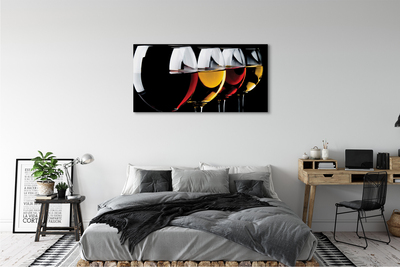 Quadro em tela Óculos fundo preto