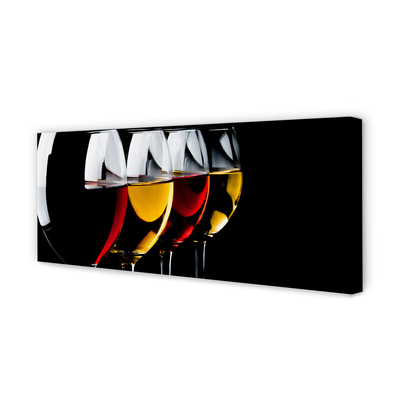 Quadro em tela Óculos fundo preto