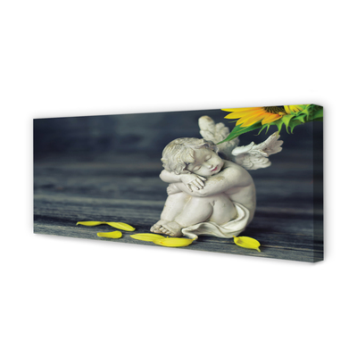 Pintura em tela Anjo Adormecido Girassol