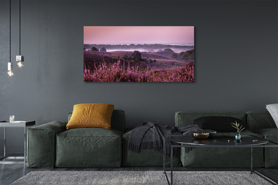 Quadro em tela Campo de urze