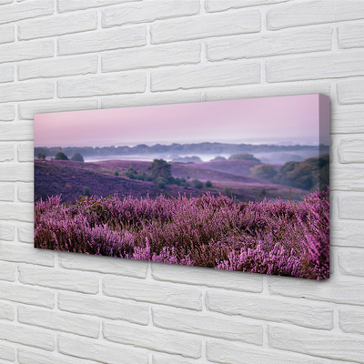 Pintura em tela Campo de urze