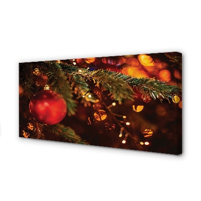 Pintura em tela Bola de Natal