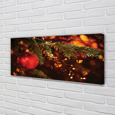 Pintura em tela Bola de Natal