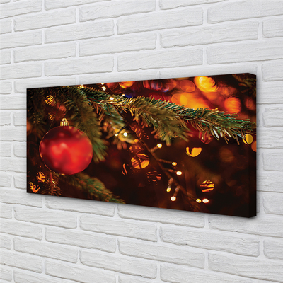 Pintura em tela Bola de Natal