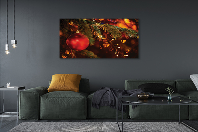 Pintura em tela Bola de Natal