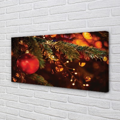 Pintura em tela Bola de Natal