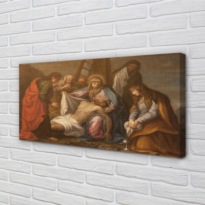 Quadro em tela Jesus crucificado