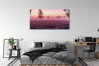 Quadro em tela Campo de urze