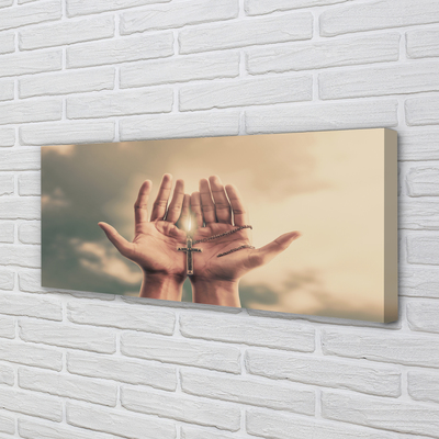 Pintura em tela Mãos cruzam o céu