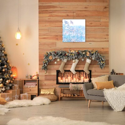 Quadro em tela Natal de neve de inverno