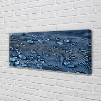 Quadro em tela Macro gotas de água