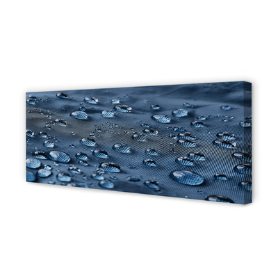 Quadro em tela Macro gotas de água