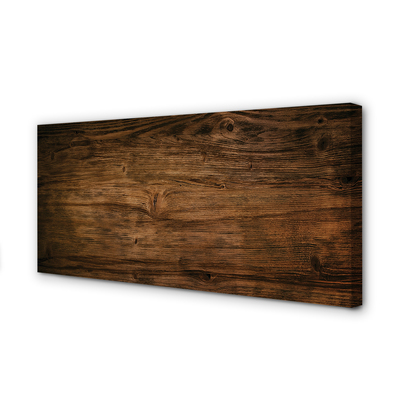 Pintura em tela Grãos e nós da madeira