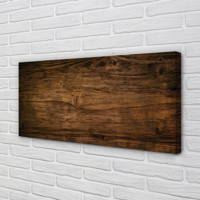 Pintura em tela Grãos e nós da madeira