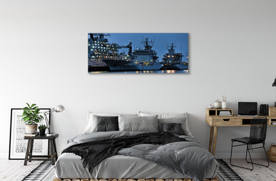 Pintura em tela Navios mar céu