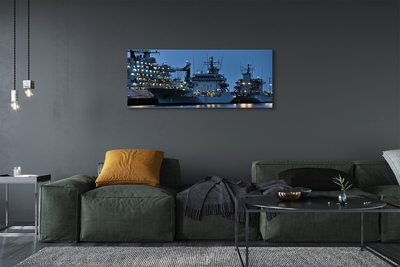 Pintura em tela Navios mar céu