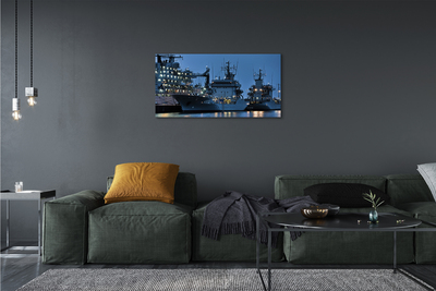 Pintura em tela Navios mar céu