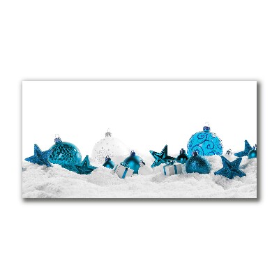 Quadro em tela Enfeites Decorações de Natal Neve